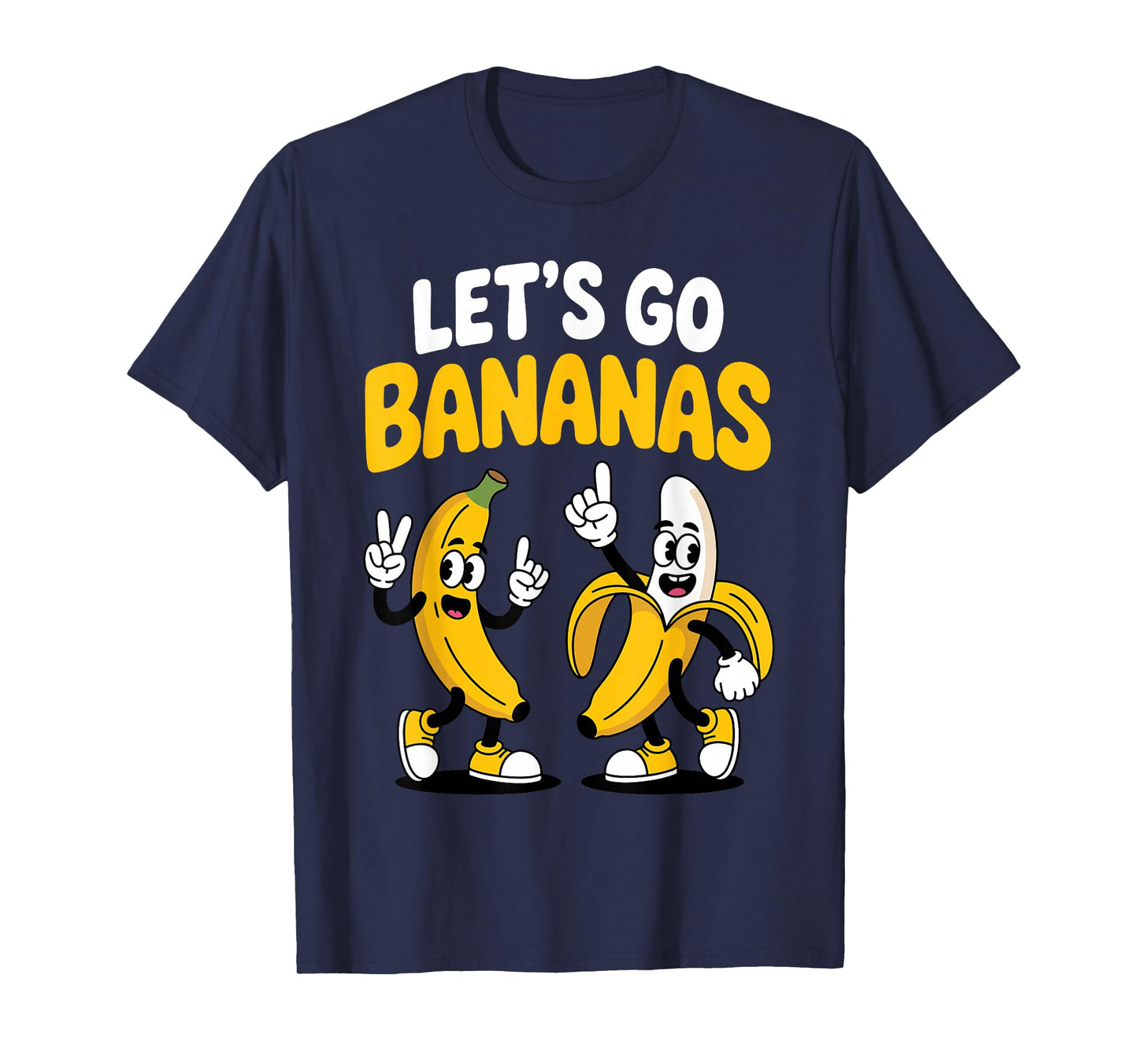 Banana Art for Men Women Kids Yellow Fruit Lovers Bananas T-Shirt