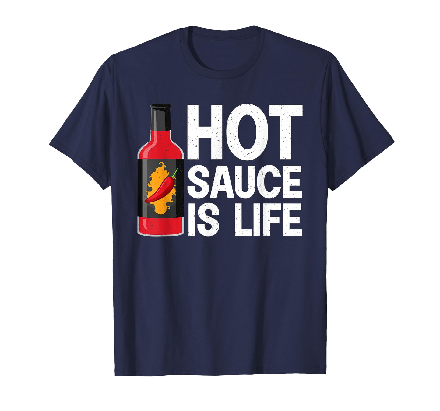 Cool Hot Sauce Art For Men Women Kids Spicy Hot Sauce Lover T-Shirt