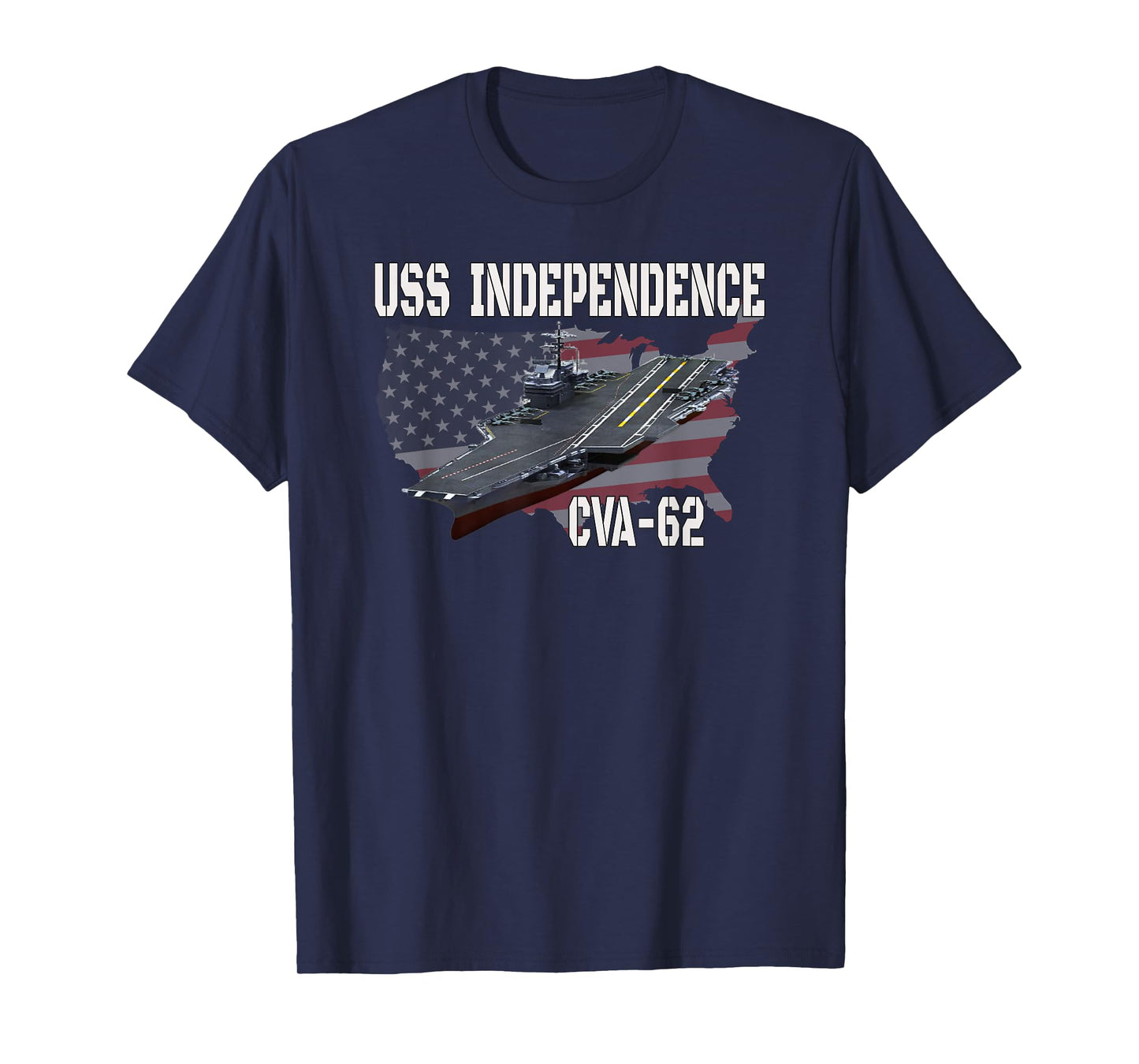 USS Independence CVA-62 Aircraft Carrier Veterans Day T-Shirt