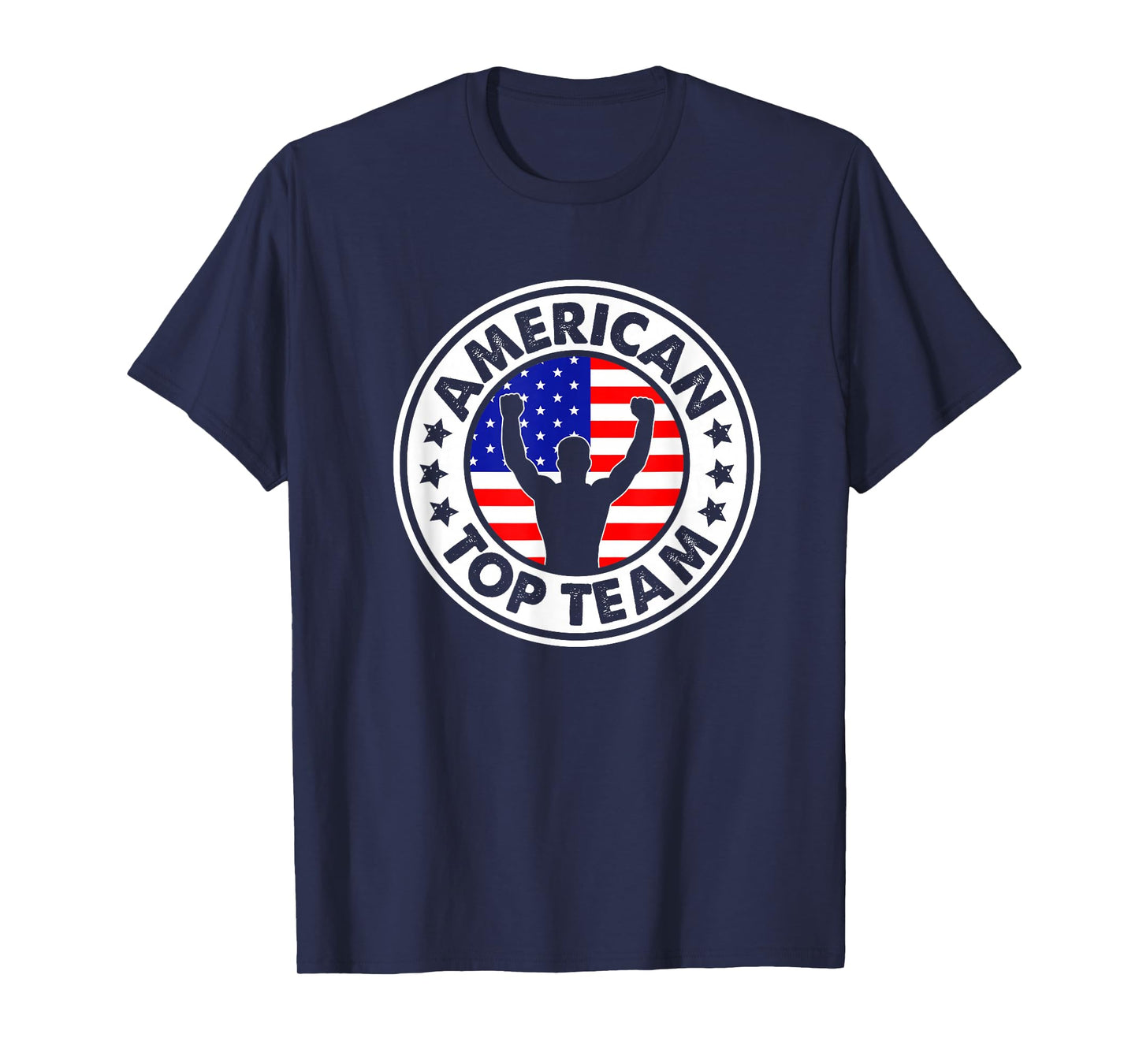 American Flag Top Team BJJ Brazilian Jiu Jitsu T-Shirt