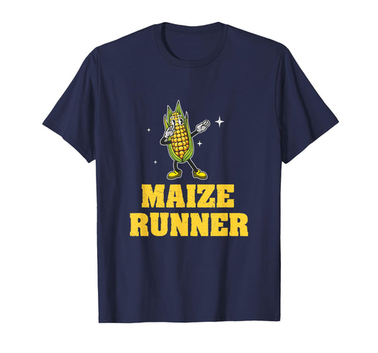Corn Maze Maize Runner Funny Harvest Season T-Shirt