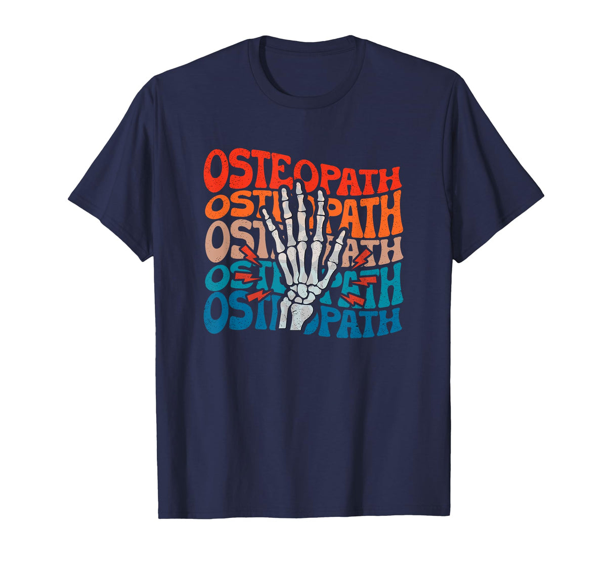 Osteopath Repeat Osteopathy Osteopathic Medicine Do Doctor T-Shirt