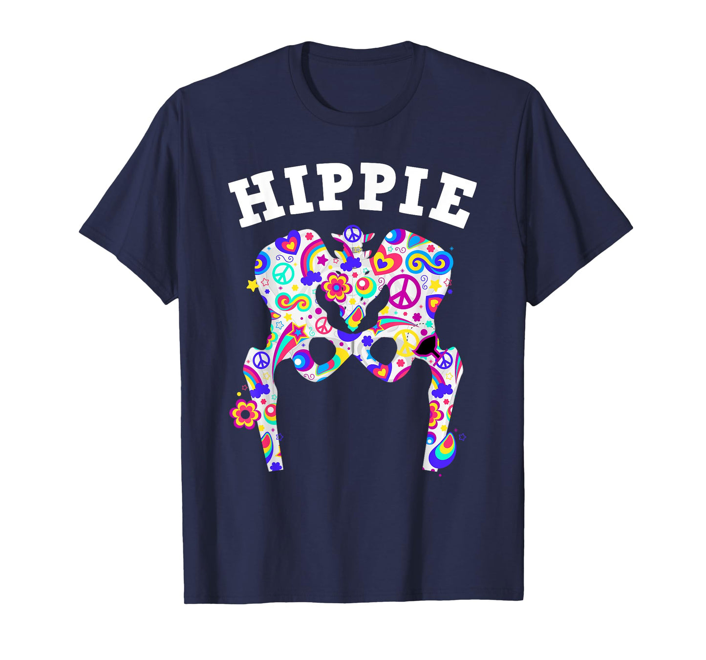 Cool Hip Replacement For Men Women After Hip Surgery Hippie T-Shirt