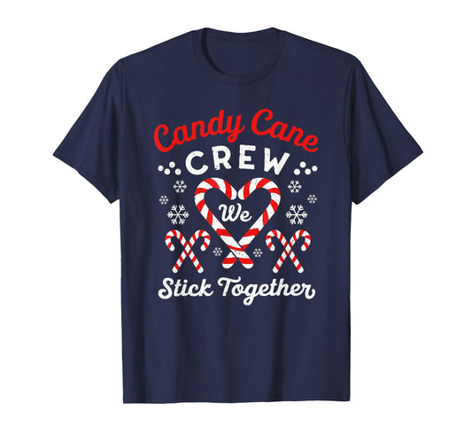 Christmas Candy Cane Heart Holiday Family Matching Pajama PJ T-Shirt