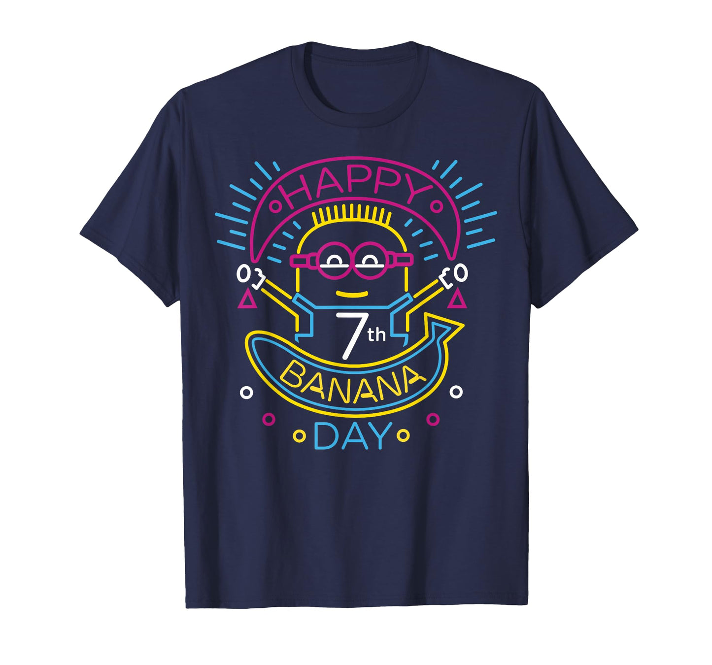Despicable Me Minions Happy 7th Banana Day T-Shirt