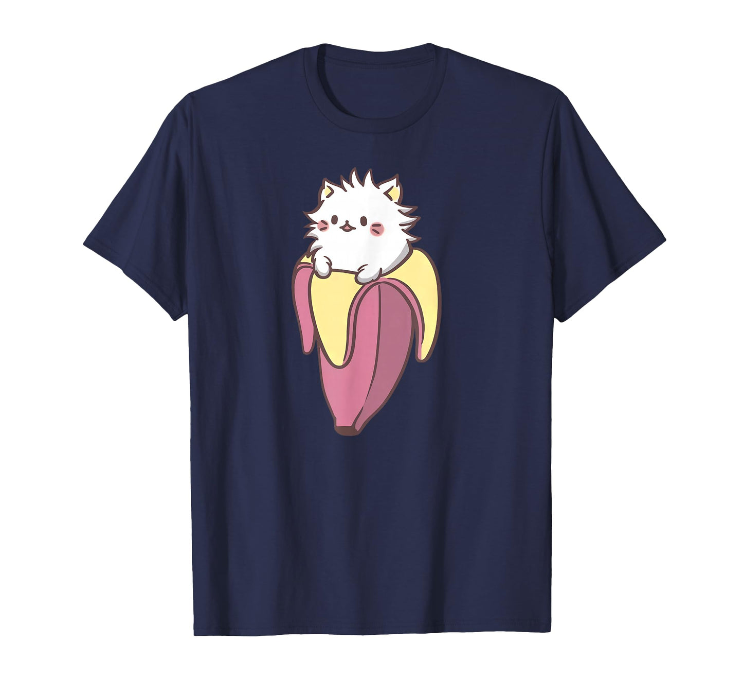Banana Cat Funny Kawaii Bananya Gift Bday T-Shirt