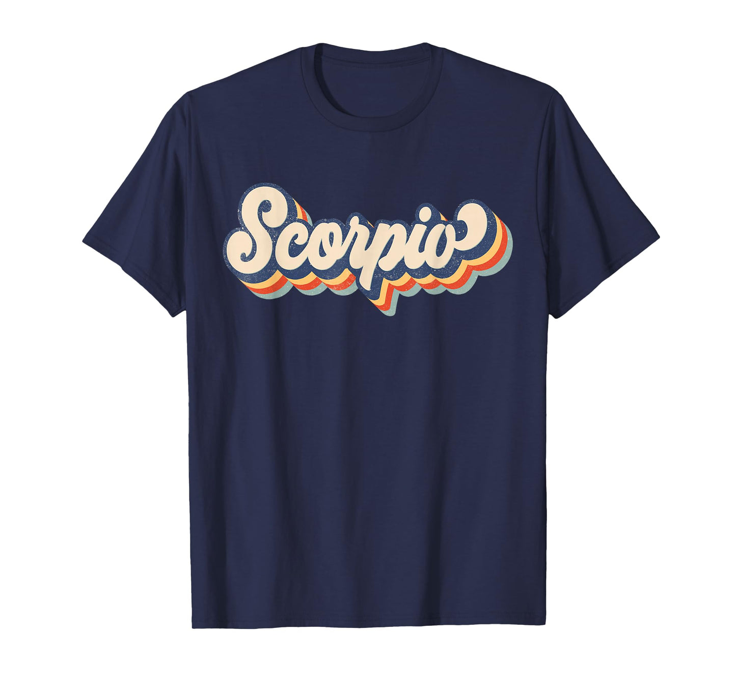Scorpio Retro Zodiac Sign October November Birthday T-Shirt