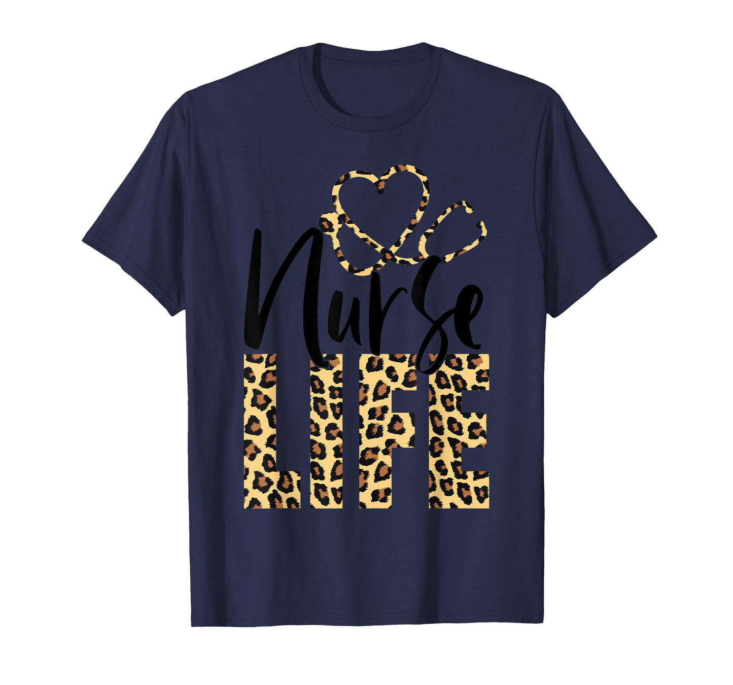 Cute Leopard Nurse Life for Nursing School | Nurse Week 2023 T-Shirt