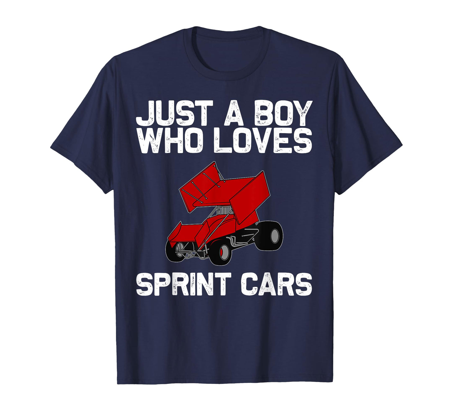 Cool Sprint Car for Boys Kids Racing Dirt Track Sports Race T-Shirt