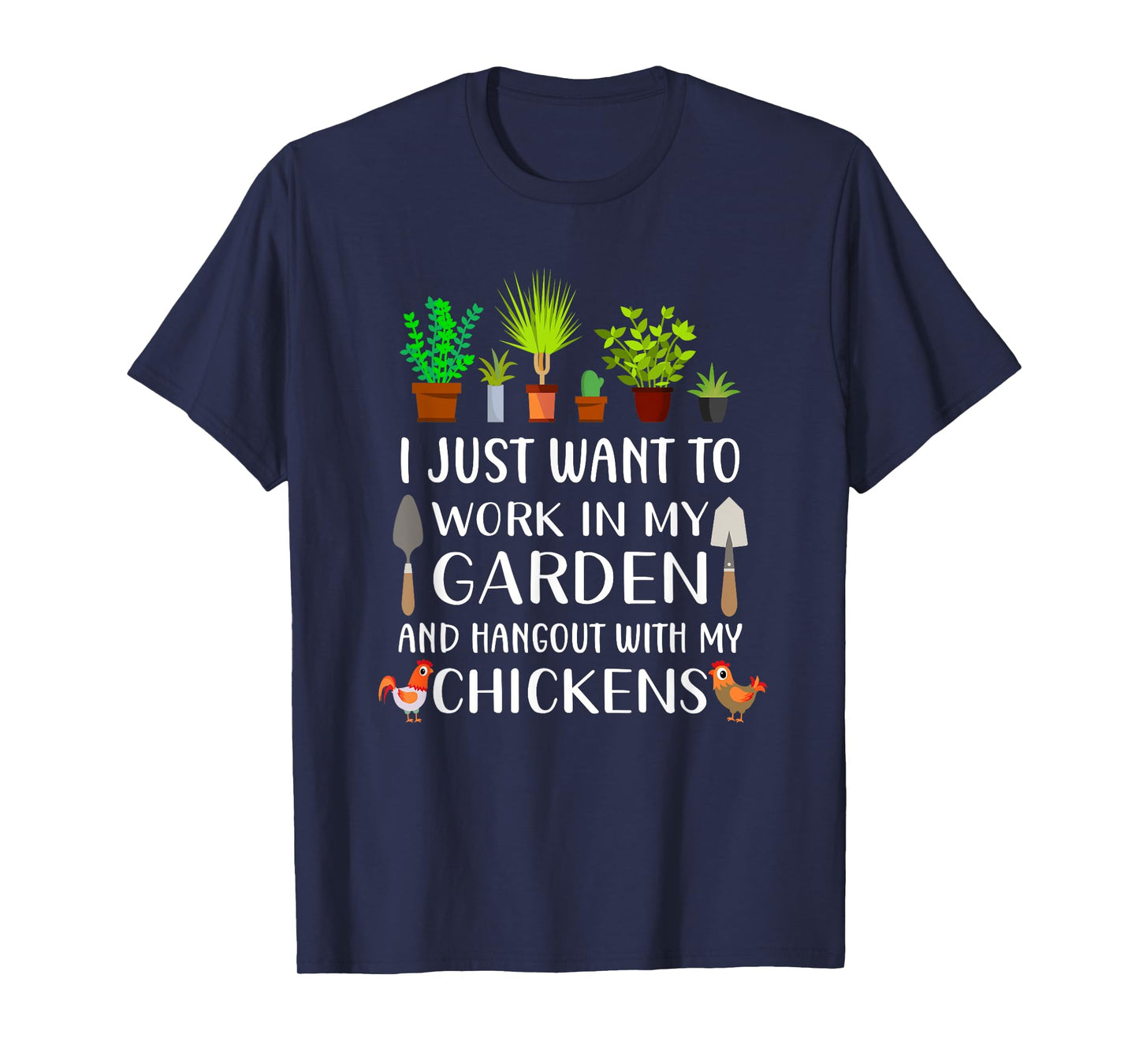 Chicken lover funny gardening shirt for men women, Gardener T-Shirt