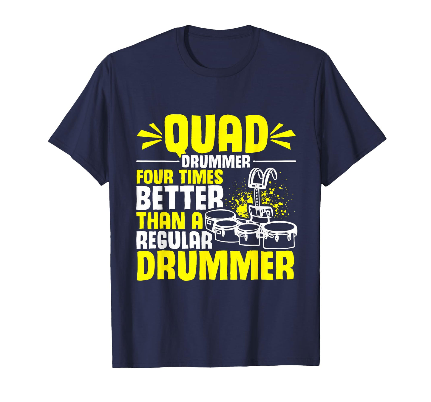 Marching Band | Quad Drum | Funny Tenor Drummer T-Shirt