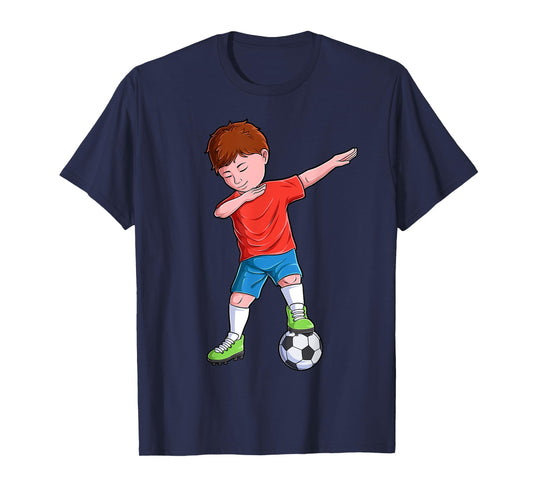 Dabbing Soccer Boy Football Player Footballer Soccer Dab T-Shirt