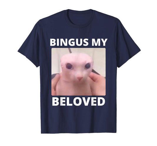 Bald Bingus My Beloved Hairless Sphinx Cat Bingus Cat Meme T-Shirt
