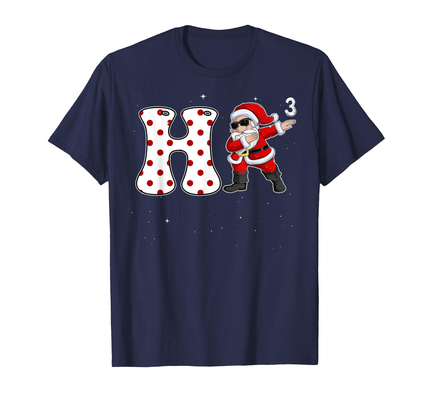 Ho cubbed Funny Tee Christmas Dabbing Santa T-Shirt