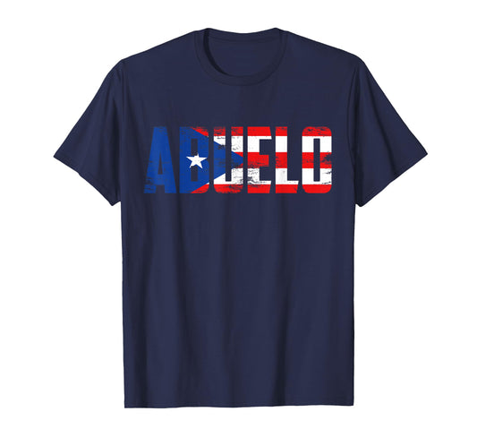 Abuelo Puerto Rico Flag Pride Fathers Day Puerto Rican Men T-Shirt