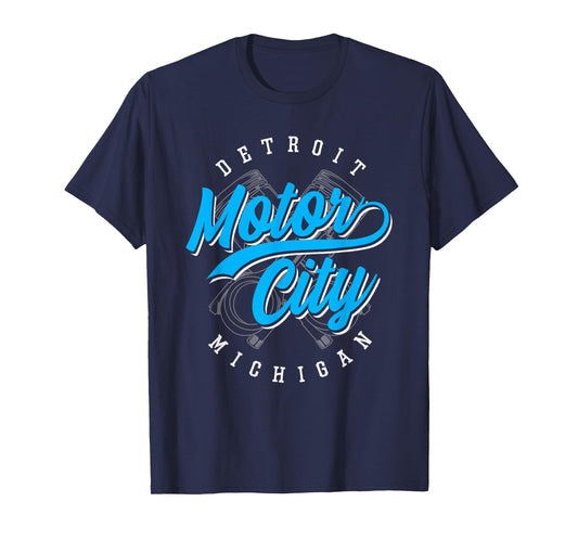 Classic Detroit Motor City Michigan Michiganians Pride Gift T-Shirt