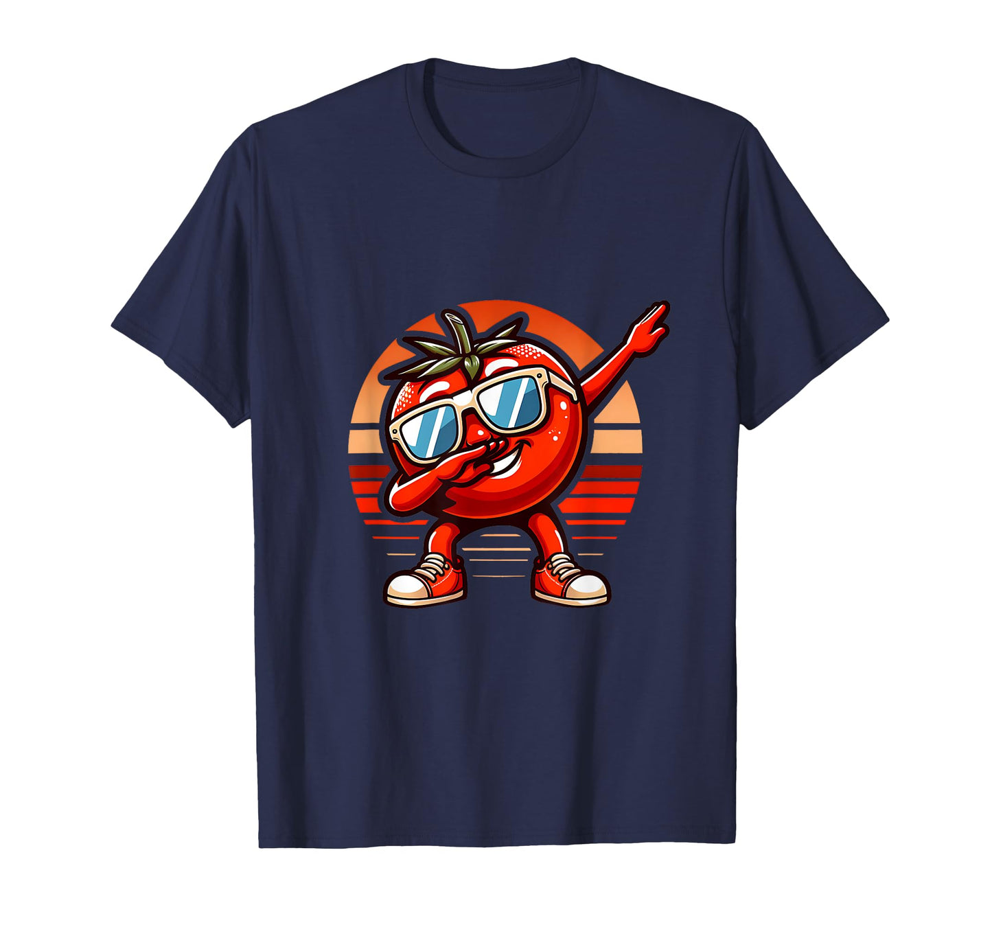 Dab Tomato Dancing Dabbing Retro Fruit T-Shirt