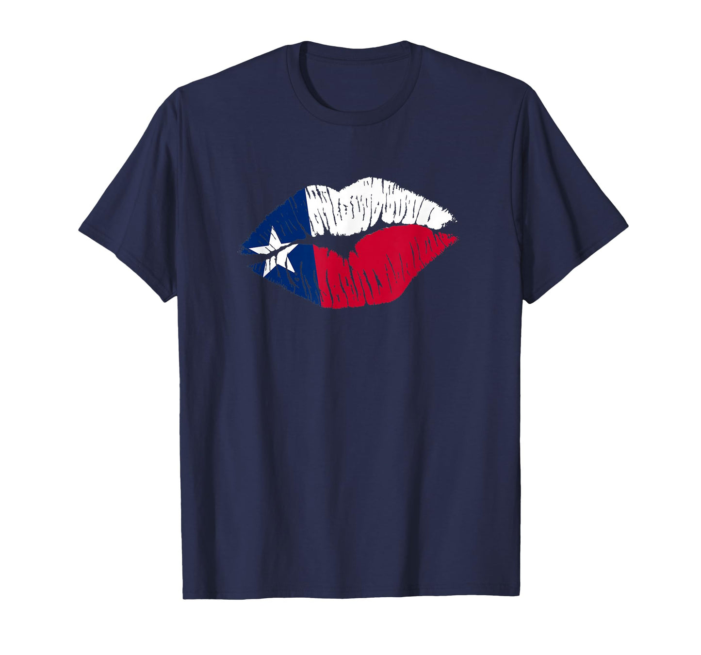 Sexy Biting Lips Texas Flag T-shirt T-Shirt