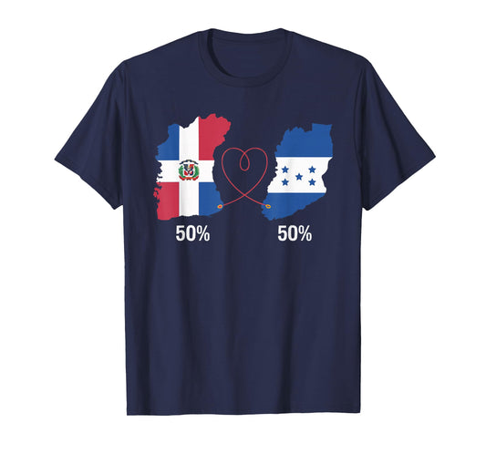 Half Dominican Half Honduran Dominican Republic Honduras T-Shirt