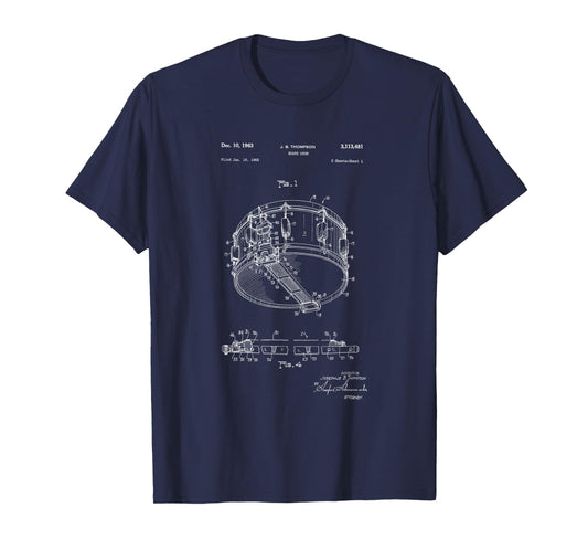 Thompson Snare Drum 1962 Patent T-Shirt
