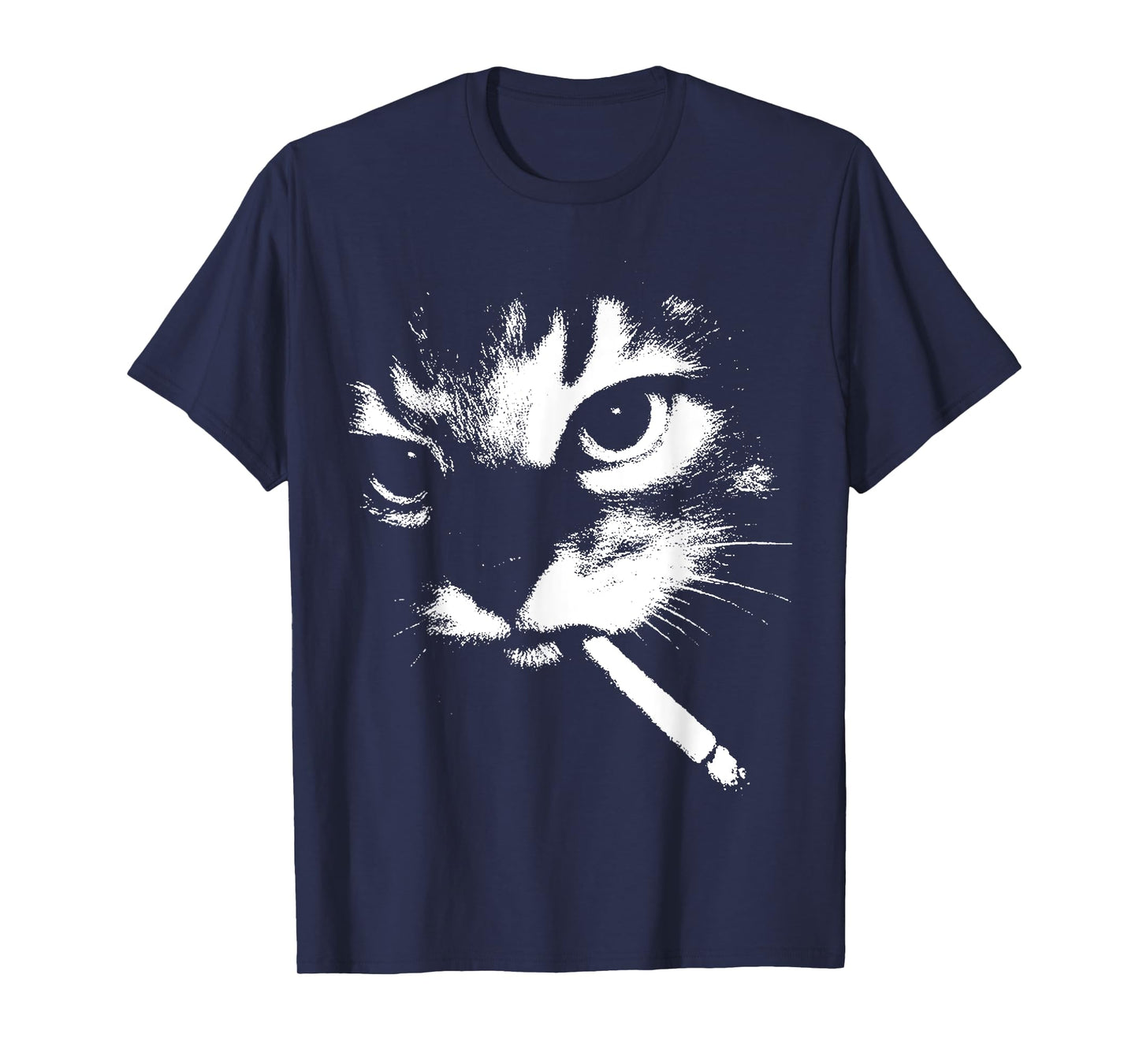 Funny Smoking Cat Meme Cool Cat Joke T-Shirt