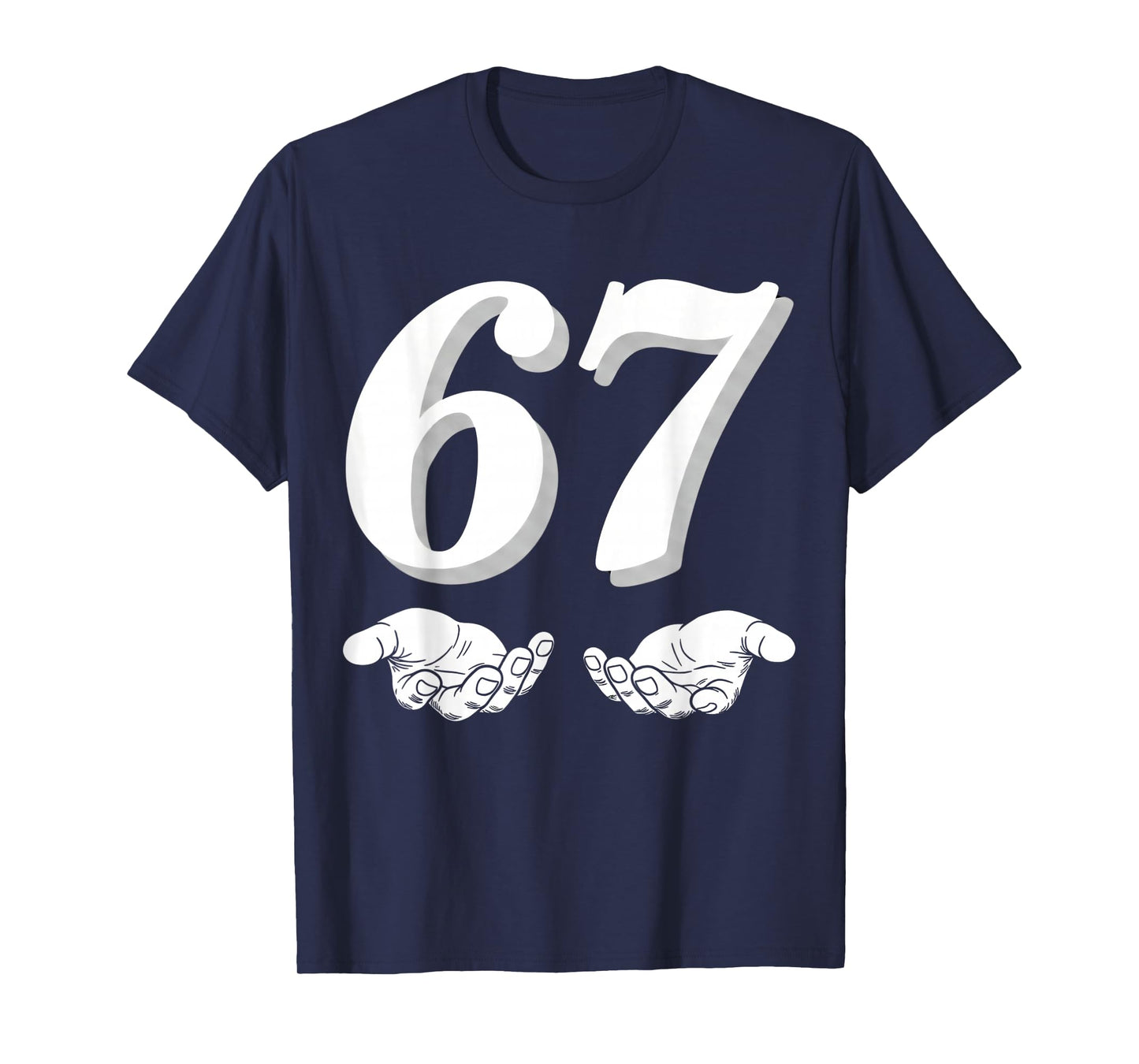 Cool Six Seven 6 7 Meme Gen Alpha Slang Costume Matching T-Shirt