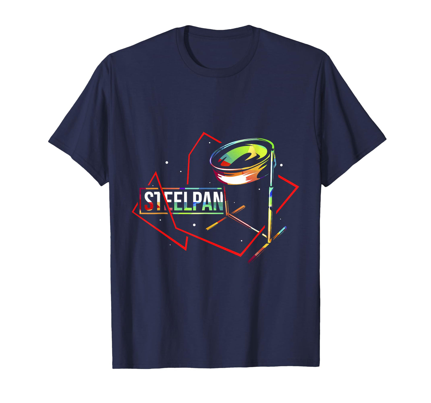 Colorful Steelpan Steel Pan Drum Band Pannists T-Shirt