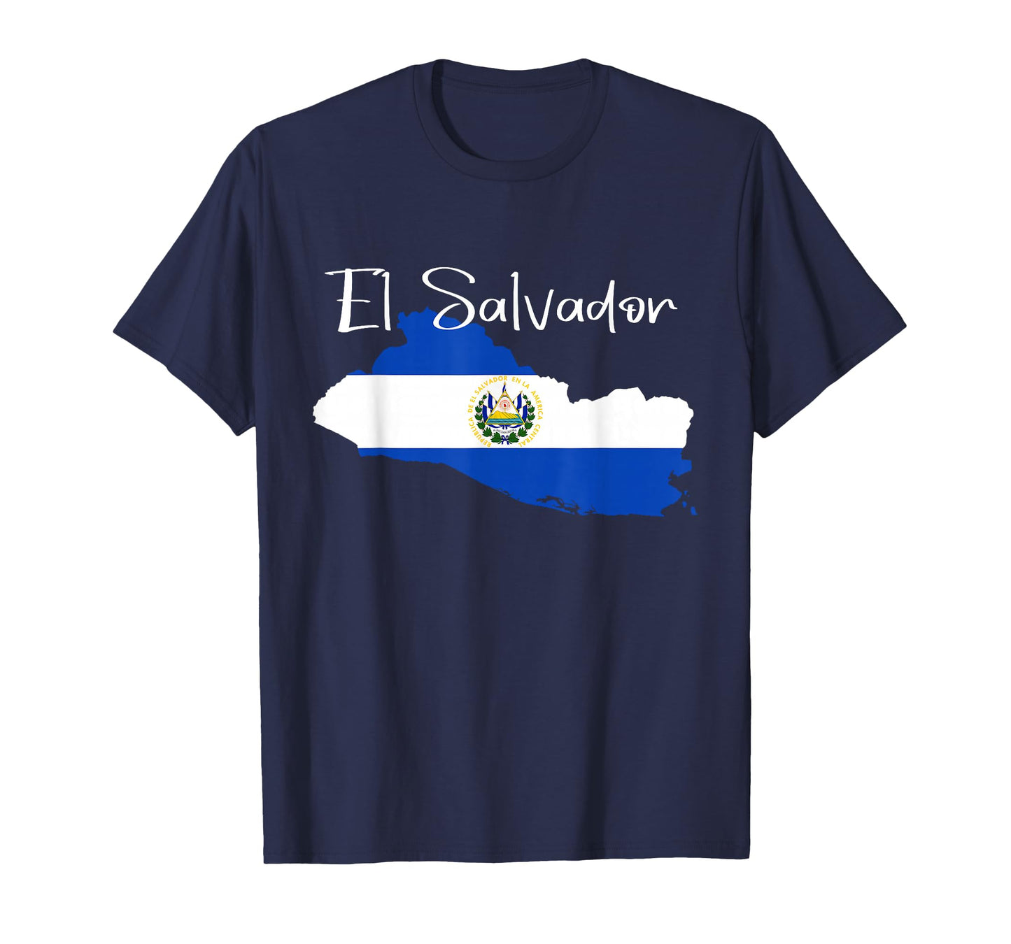 El Salvador Flag Shirt, El Salvador map, Salvador for Women T-Shirt