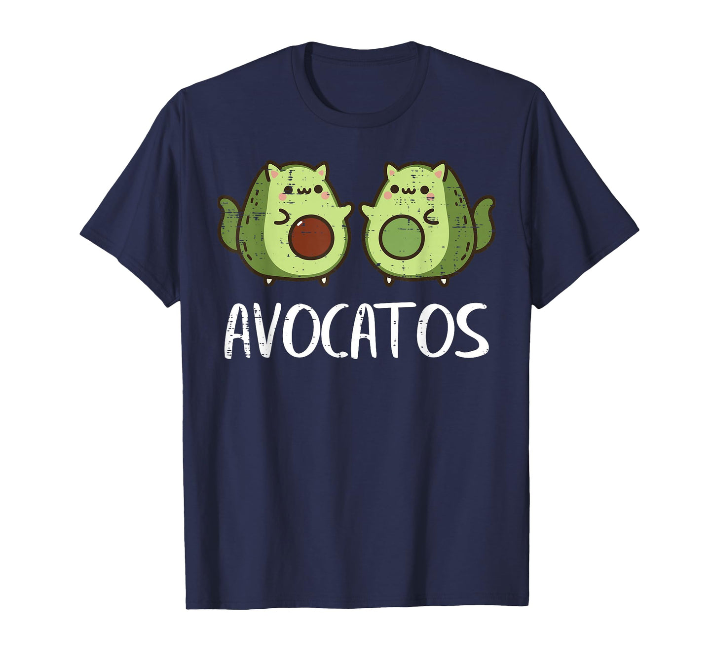 Cat Avocado Avocatos Funny Food Pun Women Girls Kids Men T-Shirt