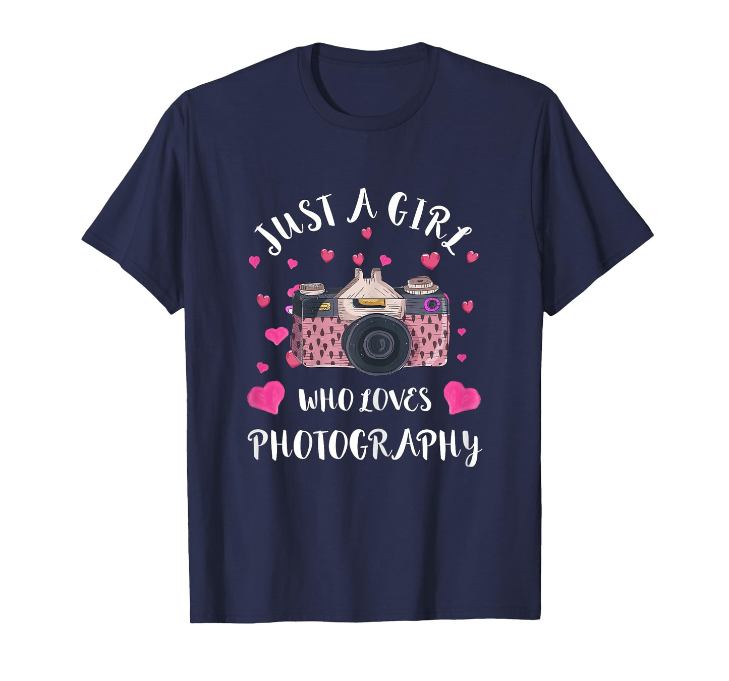 Just A Girl Who Loves Photography Camera Photographer T-Shirt