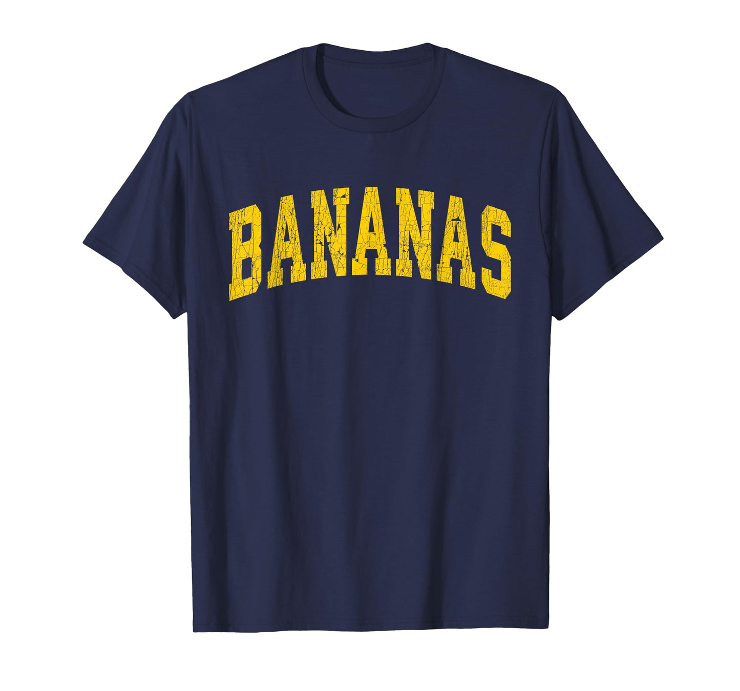 Funny Retro Bananas Cute Banana Gifts Yellow T-Shirt