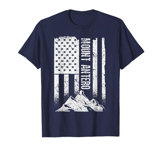 American Flag Patriotic Mount Antero Colorado T-Shirt