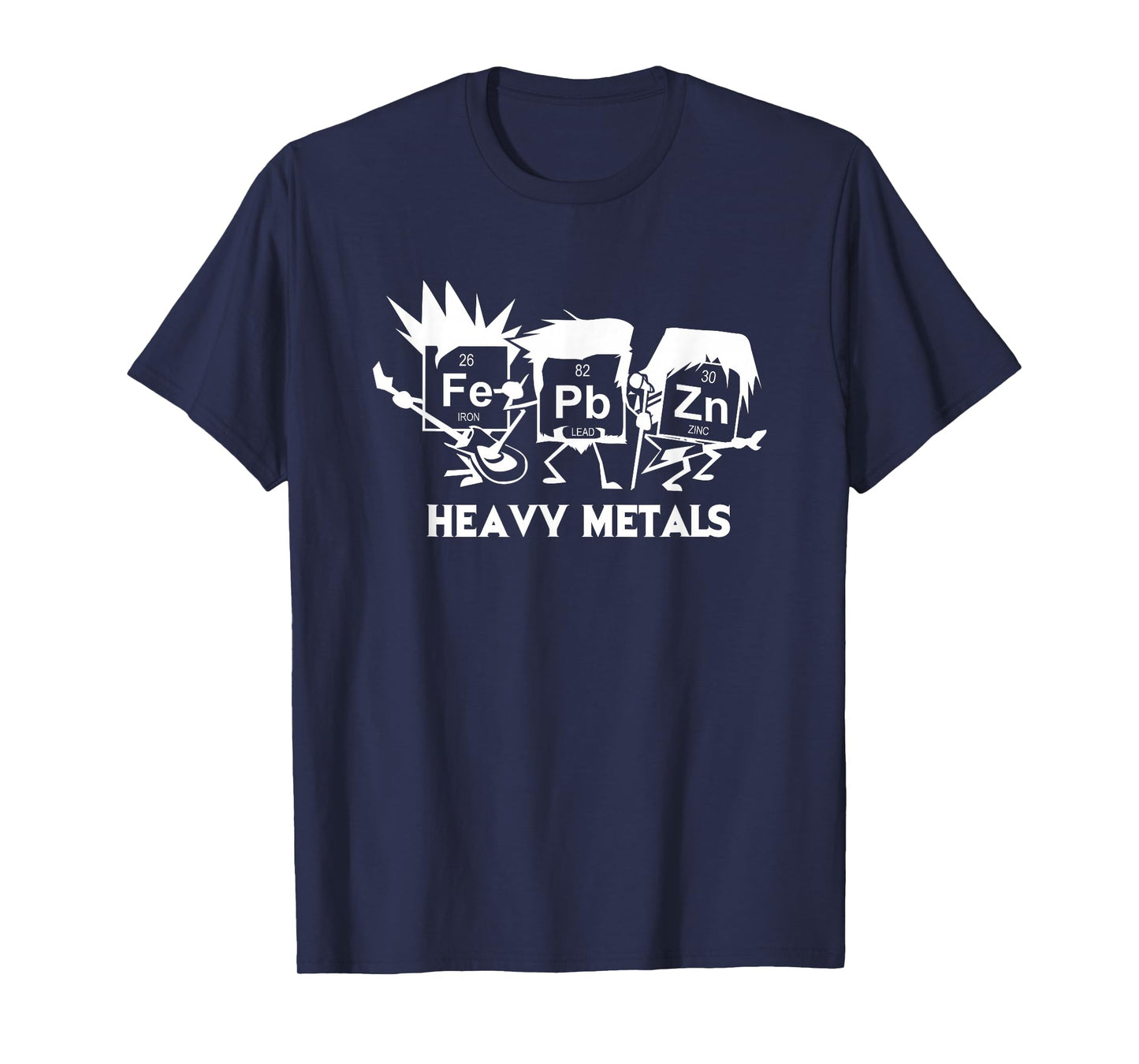 Heavy Metals Science Geek and Heavy Metal T-Shirt