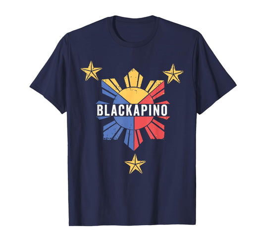 Blackapino with Filipino Flag, Black Filipino, Blackapino T-Shirt