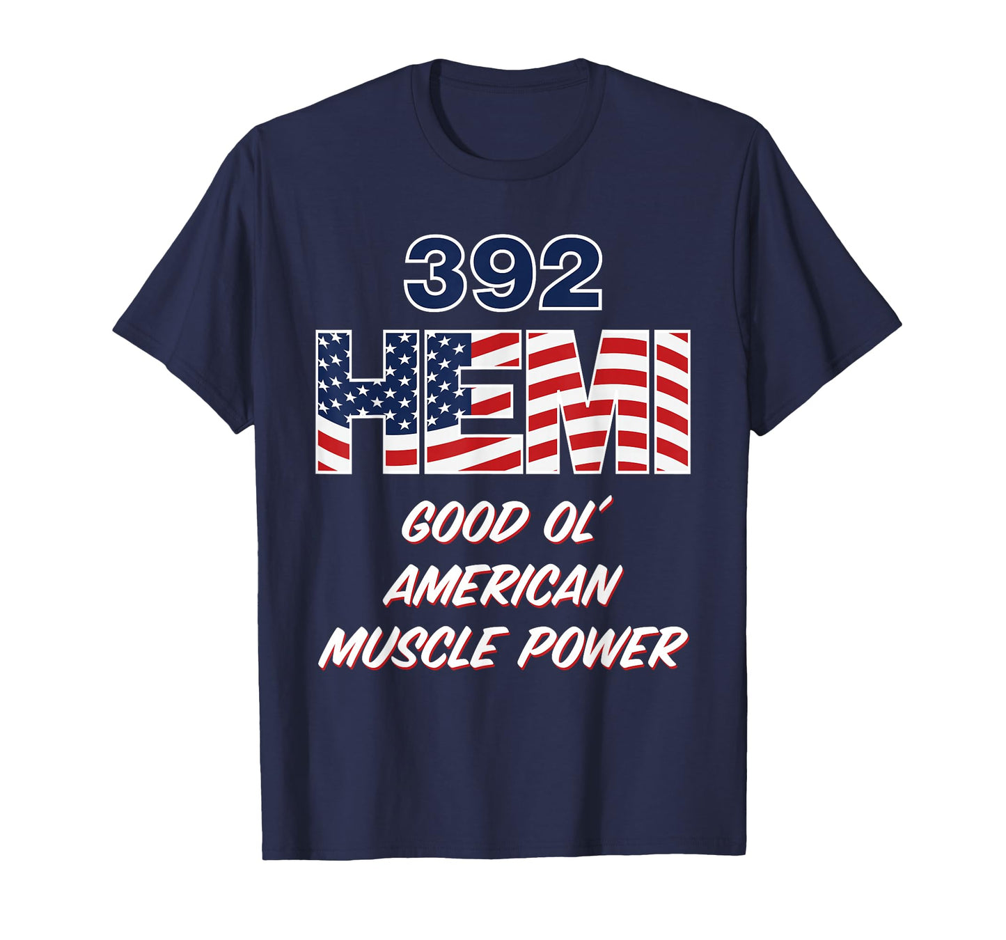 392 HEMI with USA flag design. Patriotic car design T-Shirt