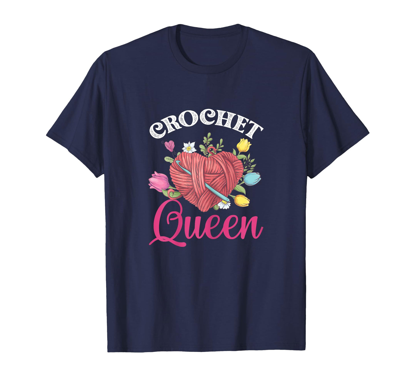 Crochet Queen Crochet Lover Crocheters T-Shirt