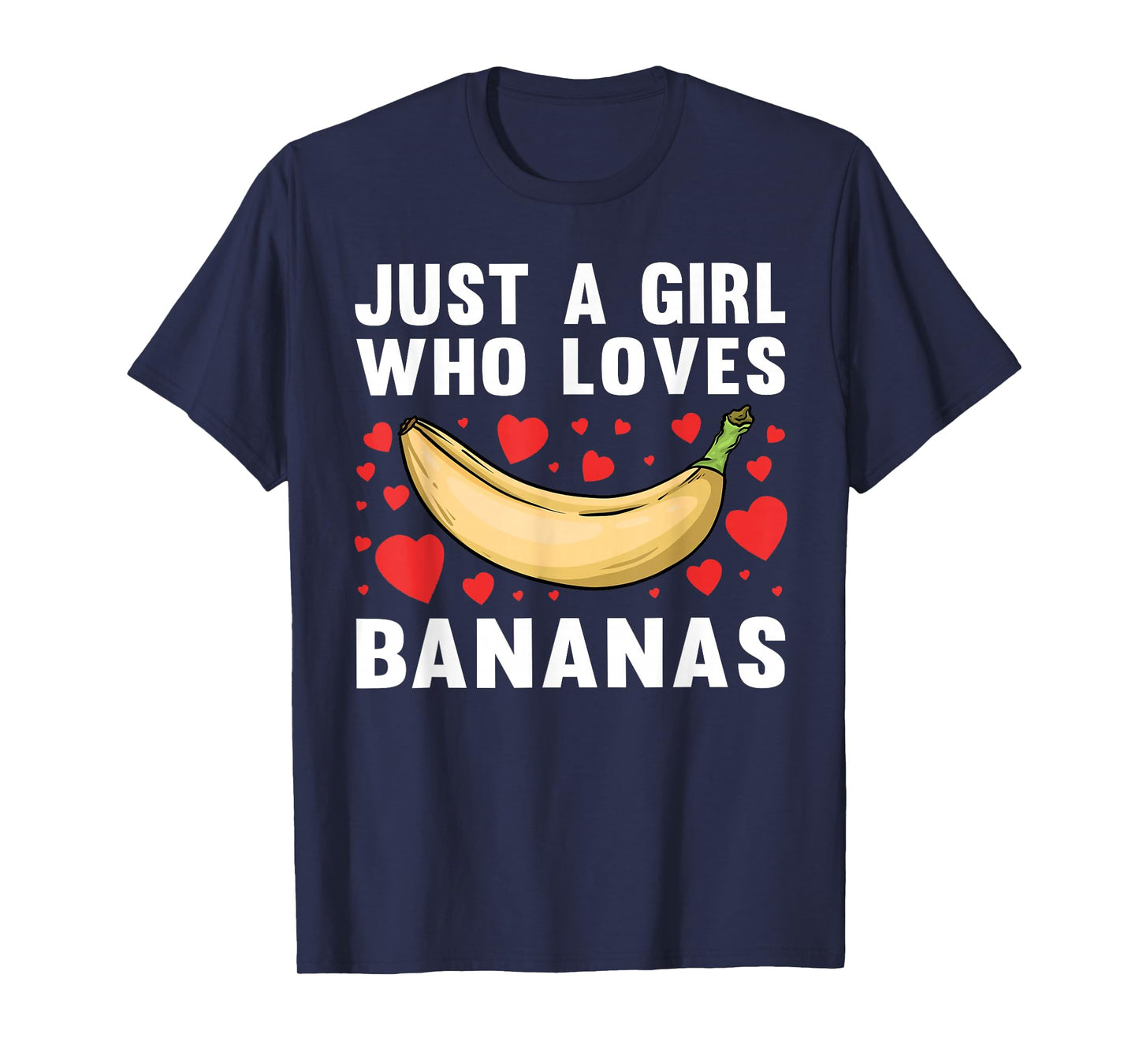 Cute Banana Design for Girls Women Kids Fruit Banana Lovers T-Shirt