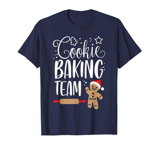 Cookie Baking Team Christmas Squad Xmas Crew m Gingerbread T-Shirt