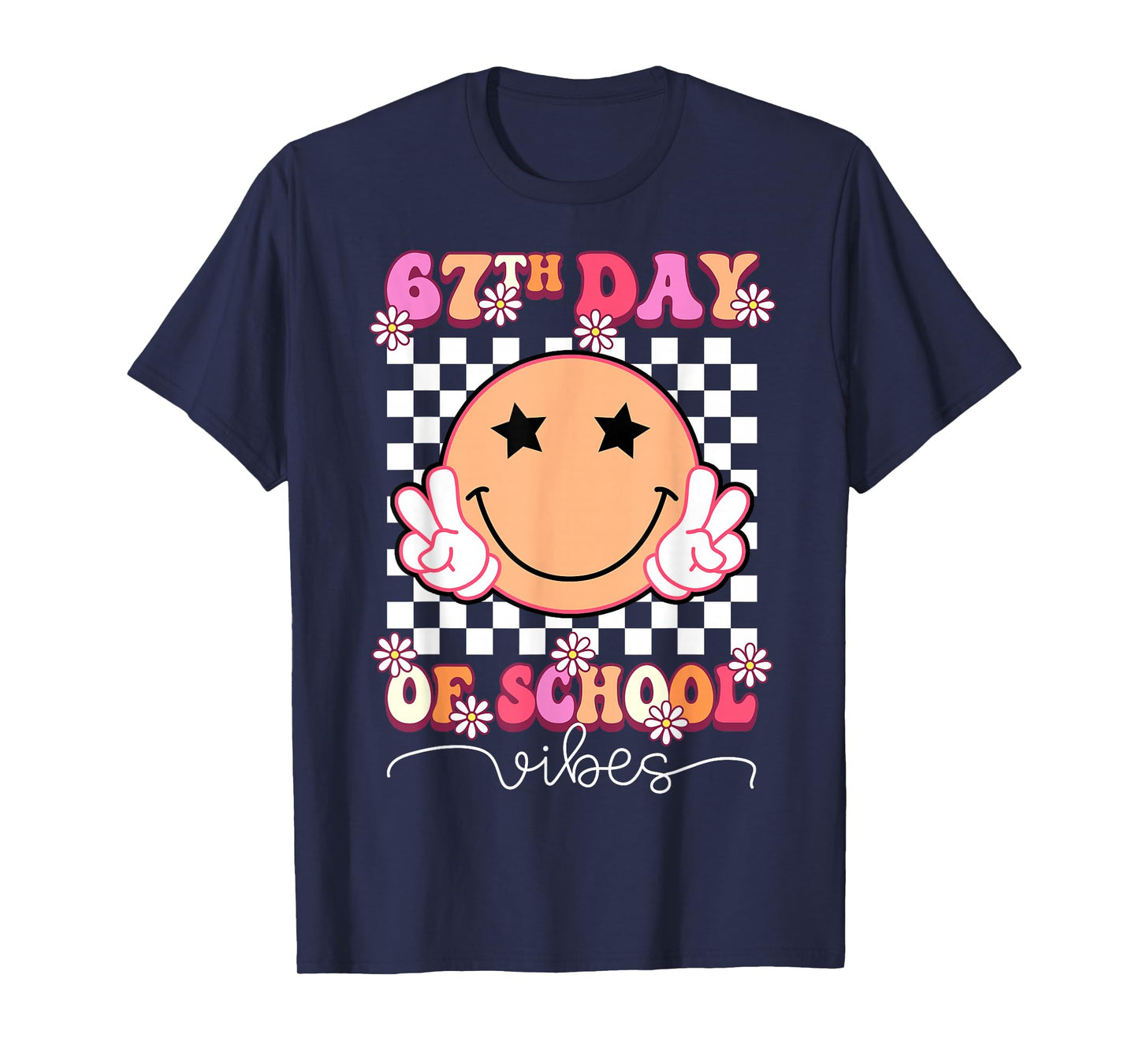 67th Day of School Vibes Funny Six Seven 67 Meme Slang T-Shirt
