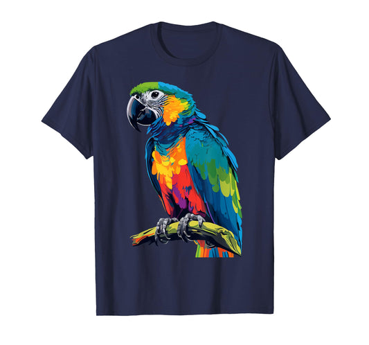Colourful Parrot T-Shirt