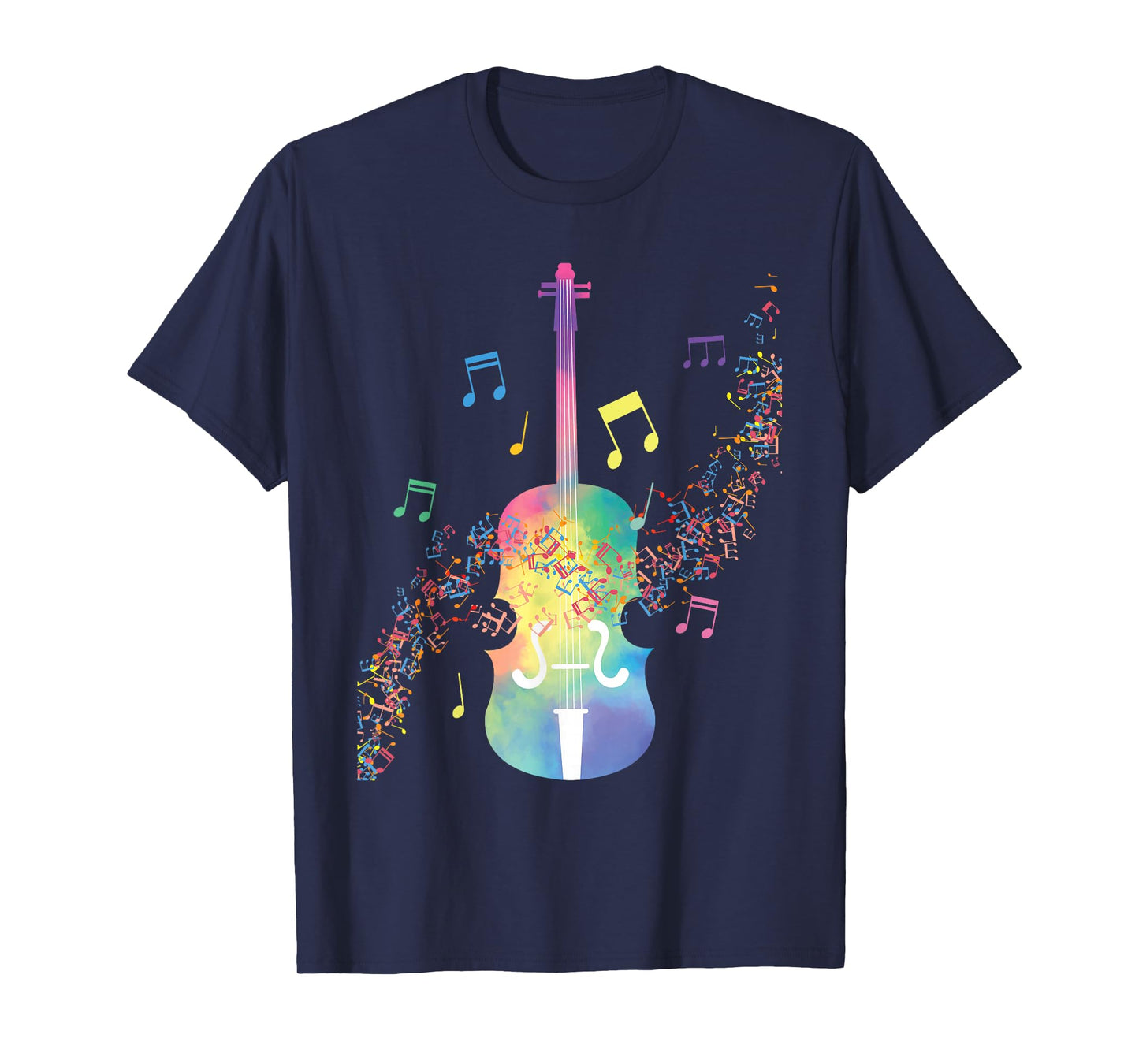 Colorful Cello Player Cellist Musician Classical Music T-Shirt