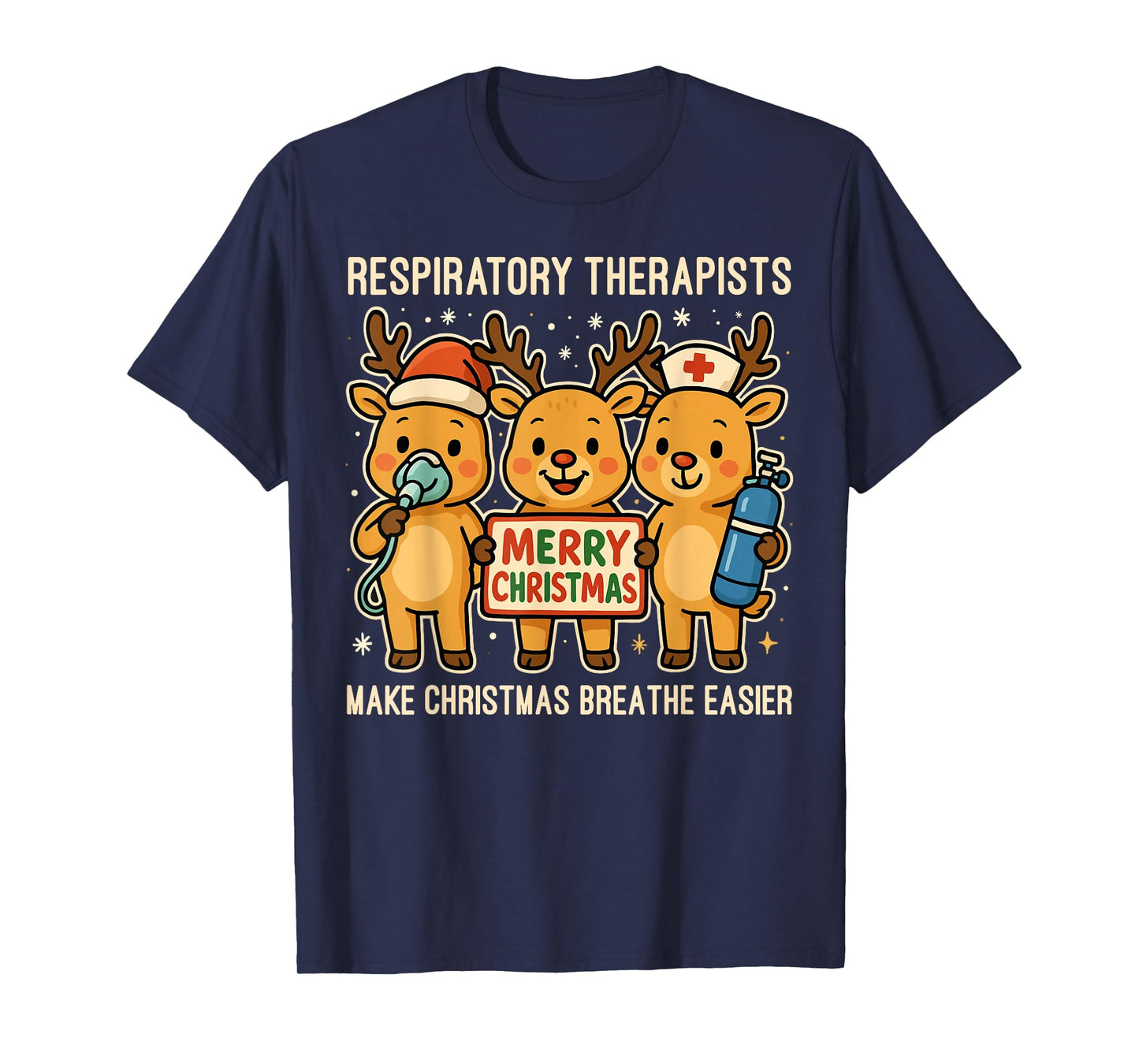 Christmas Respiratory Therapy Crew Xmas RT Nurse T-Shirt