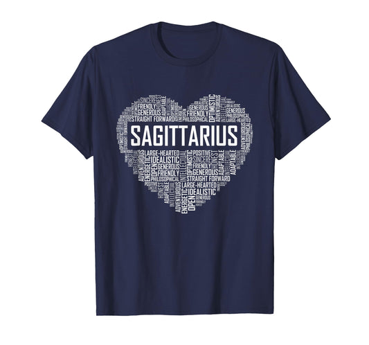 Sagittarius Zodiac Traits Horoscope Astrology Sign Gift T-Shirt