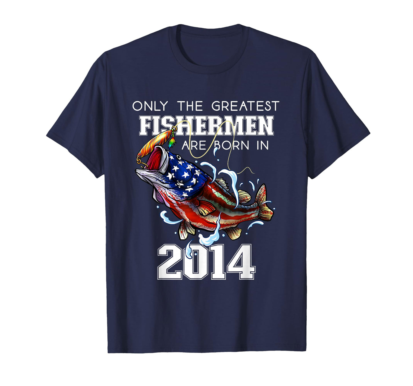 11th Birthday 2014 Fishermen Bass Fishing 11 Year Old T-Shirt