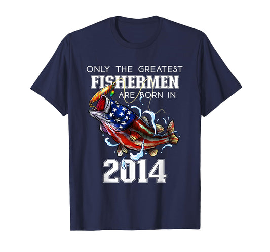 11th Birthday 2014 Fishermen Bass Fishing 11 Year Old T-Shirt