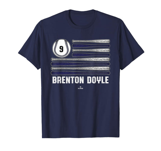 Baseball American Flag Brenton Doyle Colorado Baseball MLBPA T-Shirt