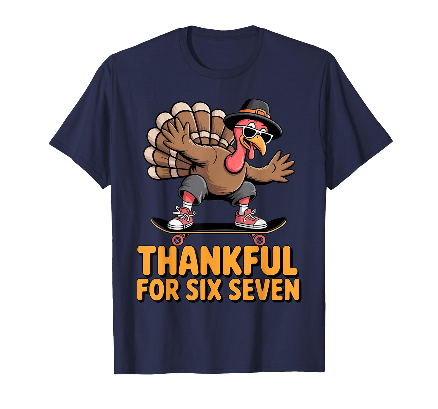 67 Thanksgiving Kids Six Seven Meme Brainrot Thankful for 67 T-Shirt