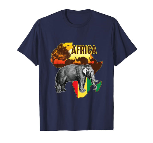 African Flag Africa Roots Black History T-Shirt T-Shirt