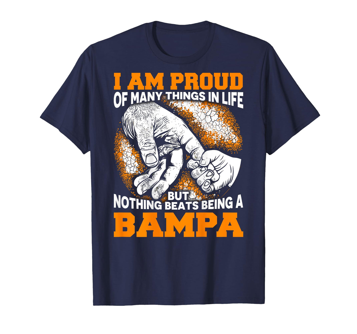 I Am Proud Being Bampa Christmas Gift For Grandpa Dad T-Shirt