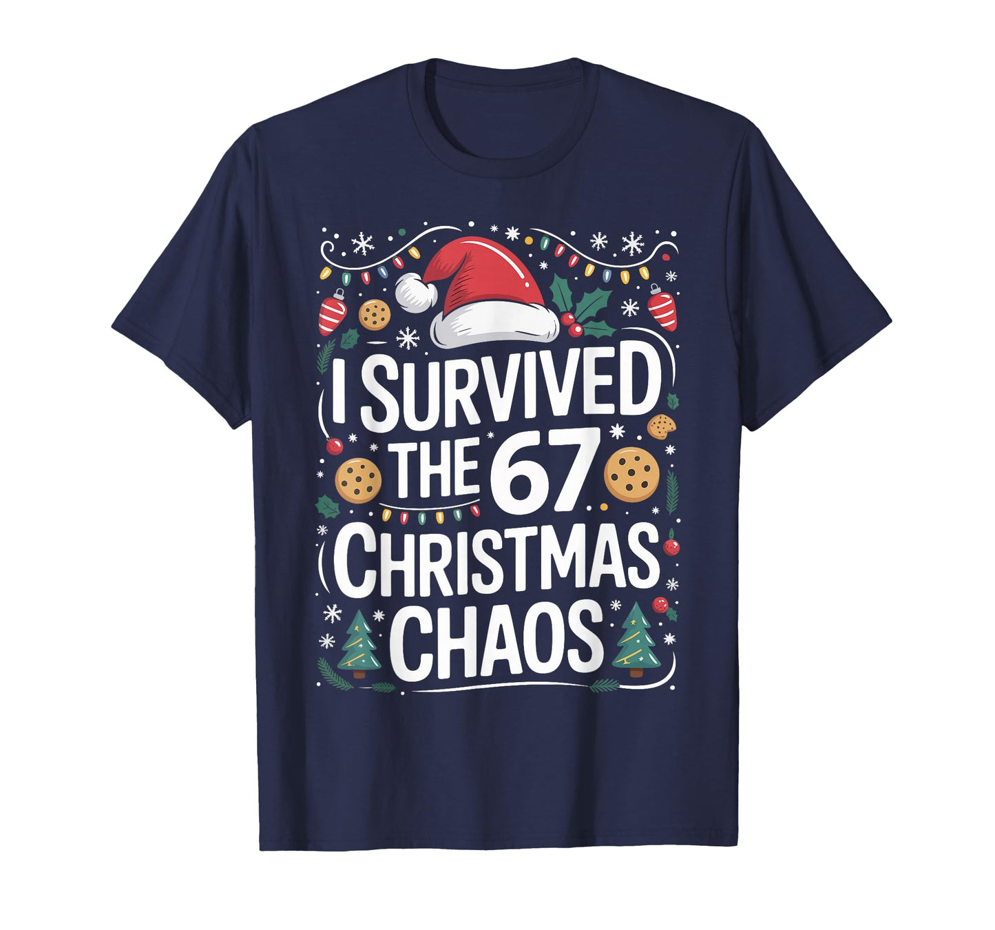 Students Saying 6-7 Funny Six Seven Teacher Christmas Humor T-Shirt